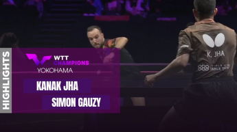 Kanak Jha vs Simon Gauzy - WTT Champions Yokohama 2025