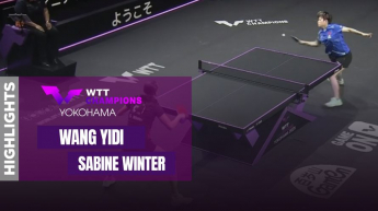 Wang Yidi vs Sabine Winter - WTT Champions Yokohama 2025